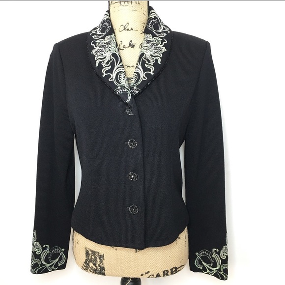 green evening jacket